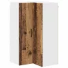 Fali konyhaszekrény polcokkal Öreg fa 57 x 57 x 100 cm Faanyag