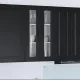 Fali konyhaszekrény polcokkal Fekete 60 x 31 x 100 cm Faanyag
