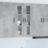Fali konyhaszekrény Beton Szürke 60 x 31 x 100 cm Faanyag
