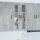 Fali konyhaszekrény Beton Szürke 60 x 31 x 100 cm Faanyag
