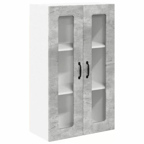 Fali konyhaszekrény Beton Szürke 60 x 31 x 100 cm Faanyag
