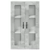 Fali konyhaszekrény Beton Szürke 60 x 31 x 100 cm Faanyag