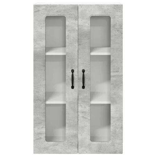 Fali konyhaszekrény Beton Szürke 60 x 31 x 100 cm Faanyag