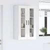 Fali konyhaszekrény Magas Fényű Fehér 60 x 31 x 100 cm Faanyag
