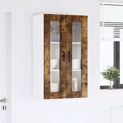 Fali konyhaszekrény Füstölt tölgy 60 x 31 x 100 cm Faanyag