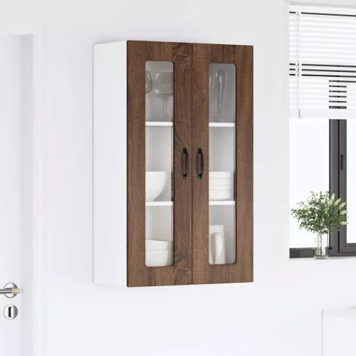 Fali konyhaszekrény Barna Tölgy 60 x 31 x 100 cm Faanyag
