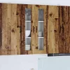 Fali konyhaszekrény polcokkal Öreg fa 60 x 31 x 100 cm Faanyag