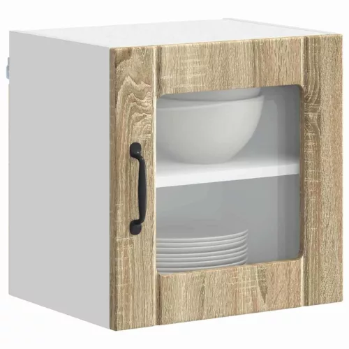 Fali konyhaszekrény 2 pcs Sonoma tölgy 40 x 31 x 40 cm Faanyag