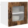 Fali konyhaszekrény 2 pcs Füstölt tölgy 40 x 31 x 40 cm Faanyag