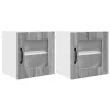 Fali konyhaszekrény 2 pcs Szürke Sonoma 40 x 31 x 40 cm Faanyag