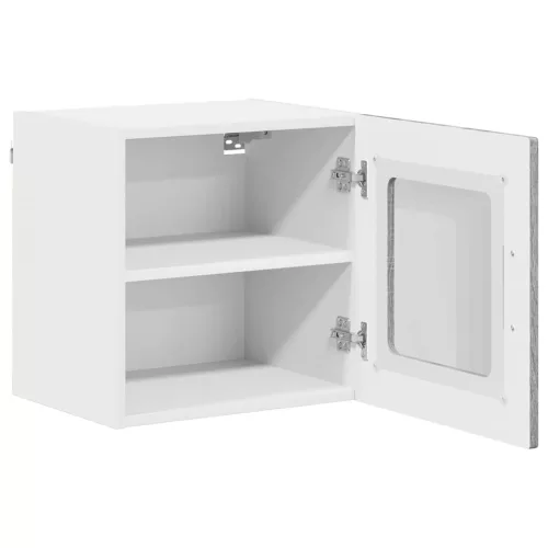 Fali konyhaszekrény 2 pcs Szürke Sonoma 40 x 31 x 40 cm Faanyag