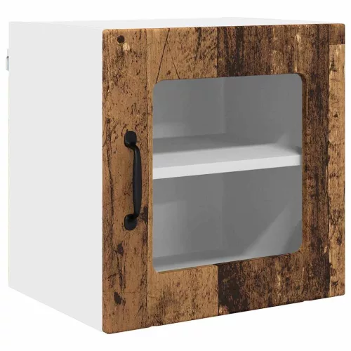Fali konyhaszekrény 2 pcs Öreg fa 40 x 31 x 40 cm Faanyag