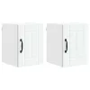 Fali konyhaszekrény 2 pcs Fehér 30 x 31 x 40 cm Faanyag