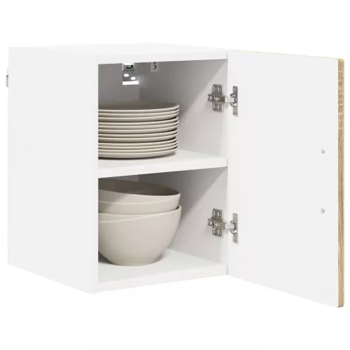 Fali konyhaszekrény 2 pcs Sonoma tölgy 30 x 31 x 40 cm Faanyag
