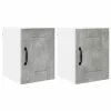 Fali konyhaszekrény 2 pcs Beton Szürke 30 x 31 x 40 cm Faanyag