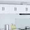 Fali konyhaszekrény 2 pcs Magas Fényű Fehér 30 x 31 x 40 cm