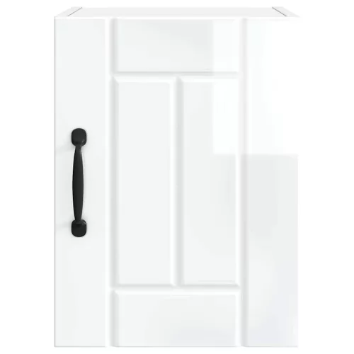 Fali konyhaszekrény 2 pcs Magas Fényű Fehér 30 x 31 x 40 cm