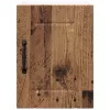 Fali konyhaszekrény 2 pcs Öreg fa 30 x 31 x 40 cm Faanyag