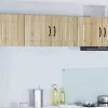 Fali konyhaszekrény 2 pcs Sonoma tölgy 40 x 31 x 40 cm Faanyag