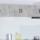 Fali konyhaszekrény 2 pcs Beton Szürke 40 x 31 x 40 cm Faanyag