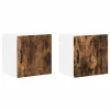 Fali konyhaszekrény 2 pcs Füstölt tölgy 40 x 31 x 40 cm Faanyag