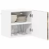 Fali konyhaszekrény 2 pcs Füstölt tölgy 40 x 31 x 40 cm Faanyag