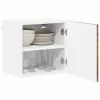 Fali konyhaszekrény 2 pcs Öreg fa 40 x 31 x 40 cm Faanyag