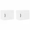 Fali konyhaszekrény 2 pcs Fehér 50 x 31 x 40 cm Faanyag