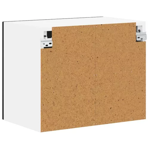 Fali konyhaszekrény 2 pcs Fekete 50 x 31 x 40 cm Faanyag