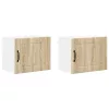 Fali konyhaszekrény 2 pcs Sonoma tölgy 50 x 31 x 40 cm Faanyag