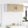 Fali konyhaszekrény 2 pcs Sonoma tölgy 50 x 31 x 40 cm Faanyag