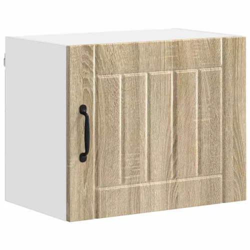 Fali konyhaszekrény 2 pcs Sonoma tölgy 50 x 31 x 40 cm Faanyag