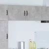 Fali konyhaszekrény 2 pcs Beton Szürke 50 x 31 x 40 cm Faanyag