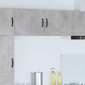   Fali konyhaszekrény 2 pcs Beton Szürke 50 x 31 x 40 cm Faanyag