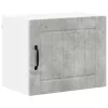 Fali konyhaszekrény 2 pcs Beton Szürke 50 x 31 x 40 cm Faanyag