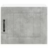 Fali konyhaszekrény 2 pcs Beton Szürke 50 x 31 x 40 cm Faanyag