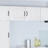 Fali konyhaszekrény 2 pcs Magas Fényű Fehér 50 x 31 x 40 cm