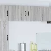Fali konyhaszekrény 2 pcs Szürke Sonoma 50 x 31 x 40 cm Faanyag