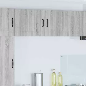   Fali konyhaszekrény 2 pcs Szürke Sonoma 50 x 31 x 40 cm Faanyag