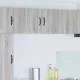 Fali konyhaszekrény 2 pcs Szürke Sonoma 50 x 31 x 40 cm Faanyag