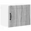 Fali konyhaszekrény 2 pcs Szürke Sonoma 50 x 31 x 40 cm Faanyag