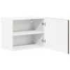 Fali konyhaszekrény 2 pcs Barna Tölgy 50 x 31 x 40 cm Faanyag