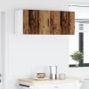 Fali konyhaszekrény 2 pcs Öreg fa 50 x 31 x 40 cm Faanyag