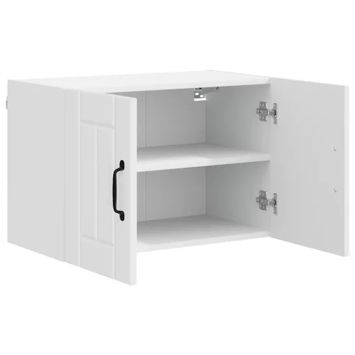 Fali konyhaszekrény 2 pcs Fehér 60 x 31 x 40 cm Faanyag