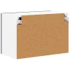 Fali konyhaszekrény 2 pcs Fekete 60 x 31 x 40 cm Faanyag