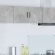Fali konyhaszekrény Beton Szürke 80 x 31 x 40 cm Faanyag
