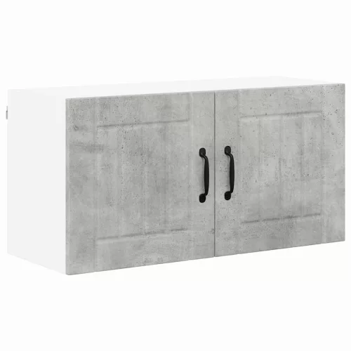 Fali konyhaszekrény Beton Szürke 80 x 31 x 40 cm Faanyag