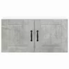 Fali konyhaszekrény Beton Szürke 80 x 31 x 40 cm Faanyag