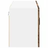Fali konyhaszekrény polcokkal Öreg fa 80 x 31 x 40 cm Faanyag
