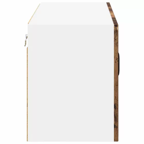 Fali konyhaszekrény polcokkal Öreg fa 80 x 31 x 40 cm Faanyag